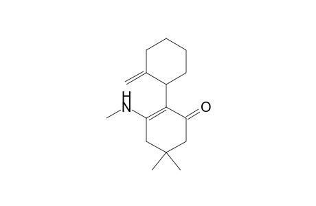 2-Cyclohexen-1-one, 5,5-dimethyl-3-(methylamino)-2-(2-methylenecyclohexyl)-