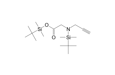 Glycine, N-2-propynyl-, 2tbdms derivative