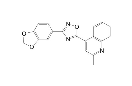 Quinoline, 4-[3-(1,3-benzodioxol-5-yl)-1,2,4-oxadiazol-5-yl]-2-methyl-