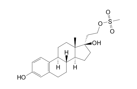2-[(8R,9S,13S,14S,17R)-13-methyl-3,17-bis(oxidanyl)-7,8,9,11,12,14,15,16-octahydro-6H-cyclopenta[a]phenanthren-17-yl]ethyl methanesulfonate