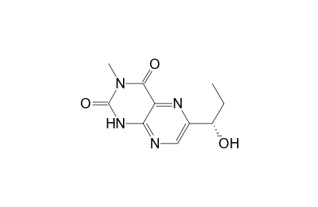 2,4(1H,3H)-Pteridinedione, 6-(1-hydroxypropyl)-3-methyl-, (S)-