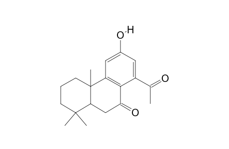 8-acetyl-6-hydroxy-1,1,4a-trimethyl-3,4,10,10a-tetrahydro-2H-phenanthren-9-one