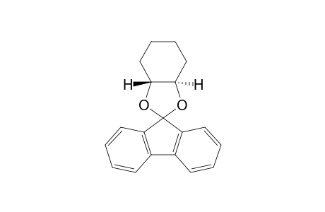 (+)-(3aR,7aR)-3a,4,5,6,7,7a-Hexahydrospiro[1,3-benzodioxole-2,9'-fluorene]