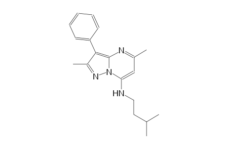 N-isopentyl-2,5-dimethyl-3-phenylpyrazolo[1,5-a]pyrimidin-7-amine
