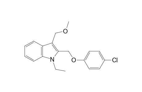2-[(p-chlorophenoxy)methyl]-1-ethyl-3-(methoxymethyl)indole
