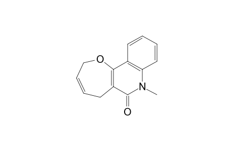 7-Methyl-2,5-dihydrooxepino[3,2-c]quinolin-6-one