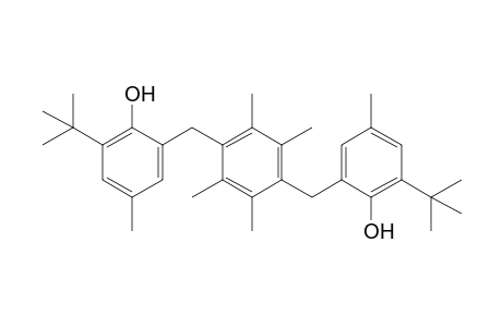 alpha 2, alpha 2'-(2,3,5,6-tetramethyl-p-phenylene)bis[6-tert-butyl-2,4-xylenol]