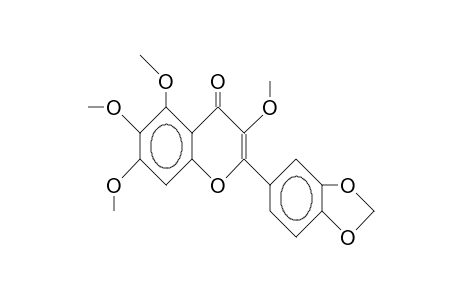 3,5,6,7-Tetramethoxy-3',4'-methylenedioxy-flavone