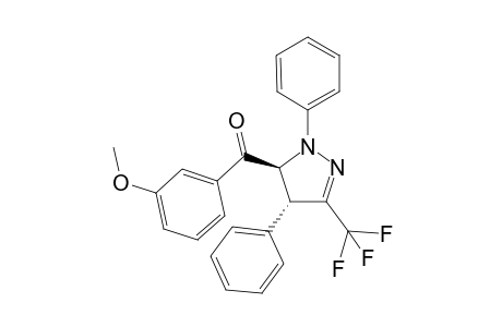 ((3S,4R)-2,4-Diphenyl-5-trifluoromethyl-3,4-dihydro-2H-pyrazol-3-yl)-(3-methoxy-phenyl)-methanone