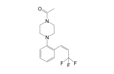 (Z)-1-(4-(2-(3,3,3-Trifluoroprop-1-enyl)phenyl)piperazin-1-yl)-ethanone