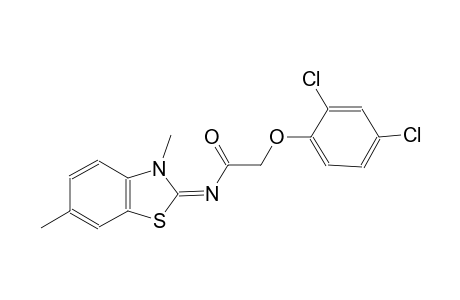 acetamide, 2-(2,4-dichlorophenoxy)-N-[(2E)-3,6-dimethylbenzothiazolylidene]-