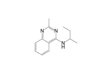 4-Quinazolinamine, 2-methyl-N-(1-methylpropyl)-