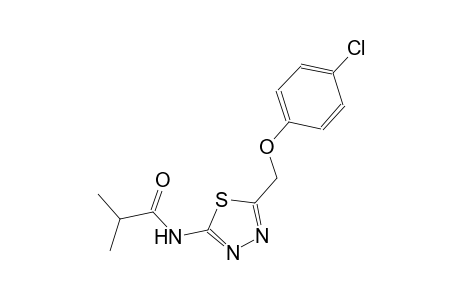 N-{5-[(4-chlorophenoxy)methyl]-1,3,4-thiadiazol-2-yl}-2-methylpropanamide