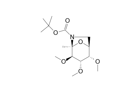 2,7-Anhydro-7-[(tert-butoxycarbonyl)amino]-1,7-dideoxy-3,4,5-tri-O-methyl-.beta.-L-altro-hept-2-ulo-pyranose