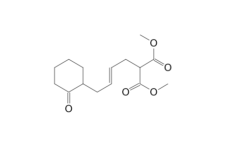 2-[(E)-4-(2-ketocyclohexyl)but-2-enyl]malonic acid dimethyl ester