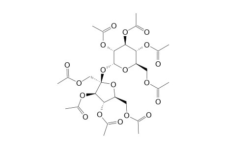 2,3,4,6-TETRA-O-ACETYL-GLUCOPYRANOSYL-(1->2)-BETA-D-1,3,4,6-TETRA-O-ACETYL-FRUCTOFURANOSIDE