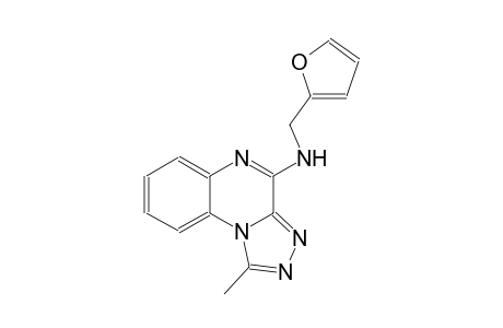 [1,2,4]triazolo[4,3-a]quinoxalin-4-amine, N-(2-furanylmethyl)-1-methyl-