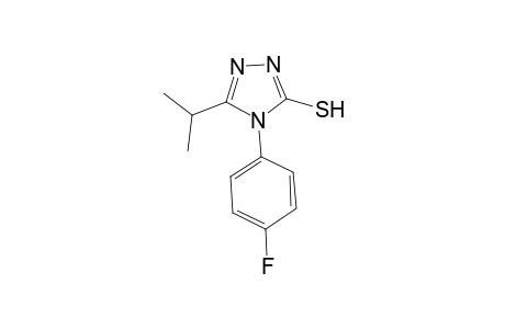 4-(4-fluorophenyl)-5-(propan-2-yl)-4H-1,2,4-triazole-3-thiol