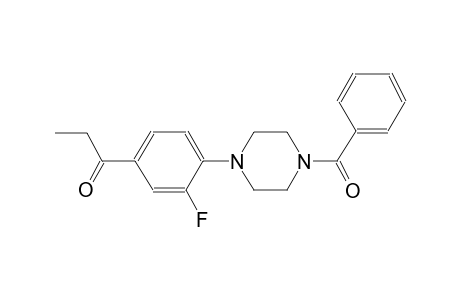 1-[4-(4-Benzoyl-1-piperazinyl)-3-fluorophenyl]-1-propanone