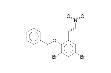 Ethene, 1-(2-benzyloxy-3,5-dibromophenyl)-2-nitro-