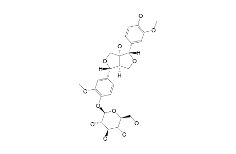 8-HYDROXYPINORESINOL-4'-O-BETA-D-GLUCOSIDE