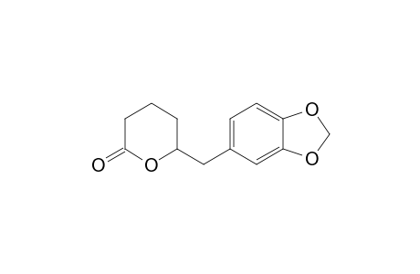 6-[(1',3'-Benzodioxol-5'-yl)methyl]-tetrahydro-2H-pyran-2-one