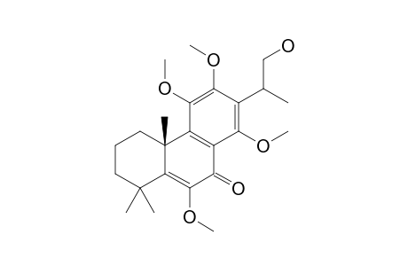 7-OXO-6,11,12,14-TETRAMETHOXY-13-(2-HYDROXY-1(R)-METHYLETHYL)-PODOCARPA-5,8,11,13-TETRAENE