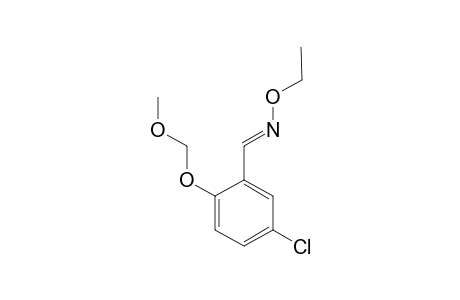 Ether (E)-O-ethyloxime 5-chloro-2-(methoxymethoxy)benzaldehyde