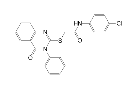 acetamide, N-(4-chlorophenyl)-2-[[3,4-dihydro-3-(2-methylphenyl)-4-oxo-2-quinazolinyl]thio]-