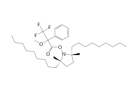 Pyrrolidine, 2,5-dimethyl-2,5-dinonyl-1-(3,3,3-trifluoro-2-methoxy-1-oxo-2-phenylp ropoxy)-, [1(R)-cis]-