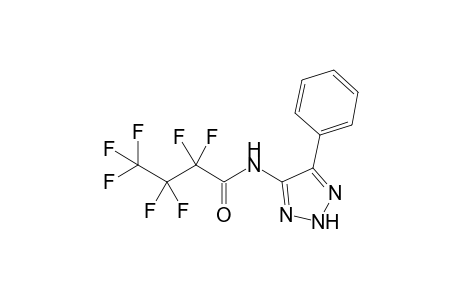 2,2,3,3,4,4,4-heptafluoro-N-(5-phenyl-2H-triazol-4-yl)butanamide