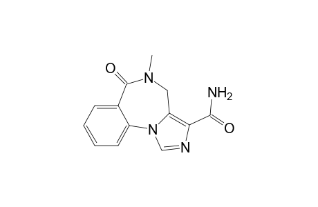 5-Methyl-6-oxidanylidene-4H-imidazo[1,5-a][1,4]benzodiazepine-3-carboxamide