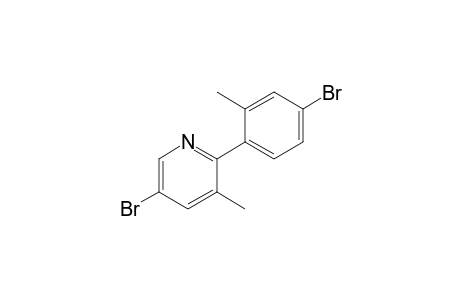 5-Bromo-2-(4-bromo-2-methylphenyl)-3-methylpyridine