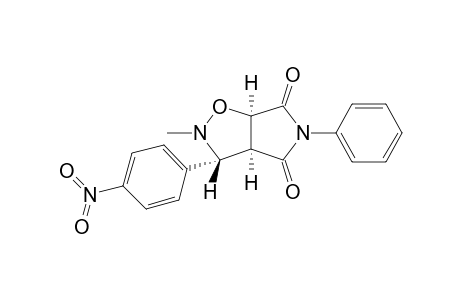 (3R,3aS,6aR)-2-methyl-3-(4-nitrophenyl)-5-phenyl-3a,6a-dihydro-3H-pyrrolo[3,4-d]isoxazole-4,6-dione