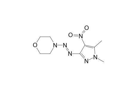 4-[(E)-(1,5-Dimethyl-4-nitro-1H-pyrazol-3-yl)diazenyl]morpholine