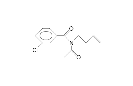 N-Acetyl-N-(3-chloro-benzoyl)-3-butenyl-amine