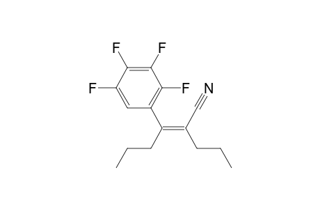 (Z)-3-(2,3,4,5-tetrafluorophenyl)-2-propylhex-2-enenitrile