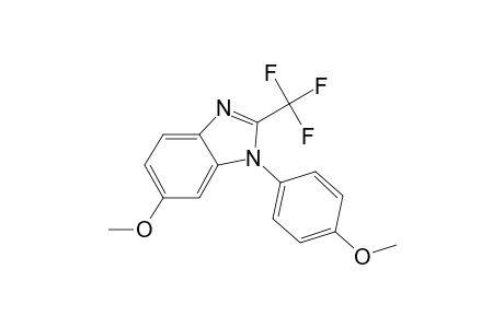 6-methoxy-1-(4-methoxyphenyl)-2-(trifluoromethyl)benzimidazole