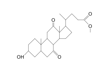 3a-Hydroxy-7,12-dioxo-5b-cholanoic acid, methyl ester