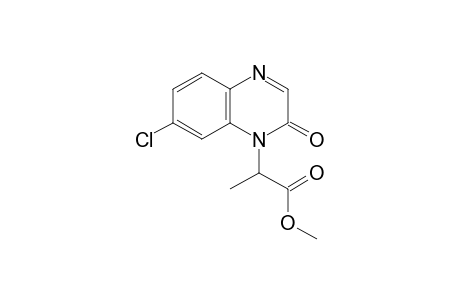 2-(7-Chloro-2-keto-quinoxalin-1-yl)propionic acid methyl ester