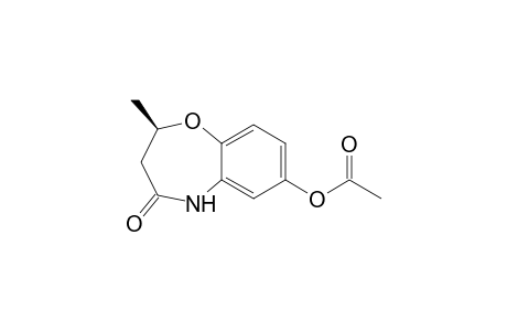 7-Acetoxy-2,3-dihydro-2(R)-methyl-1,5-benzoxazepin-4(5H)-one