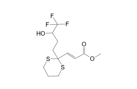 Methyl 3-[2'-(4'',4'',4''-trifluoro-3"-hydroxybutyl]-[1,3]dithiane-2'-yl]acrylate