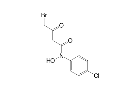 4-bromo-N-(p-chlorophenyl)acetoacetohydroxamic acid