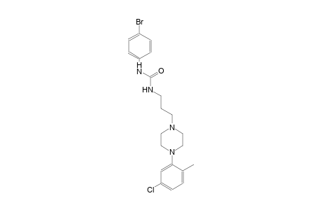 urea, N-(4-bromophenyl)-N'-[3-[4-(5-chloro-2-methylphenyl)-1-piperazinyl]propyl]-