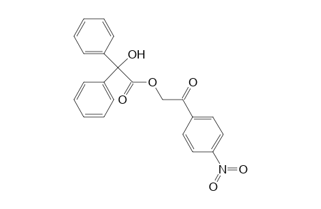 2-(4-Nitrophenyl)-2-oxoethyl hydroxy(diphenyl)acetate
