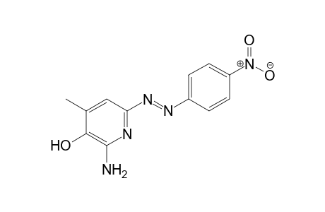 3-Pyridinol, 2-amino-4-methyl-6-2-(4-nitrophenyl)diazenyl]-