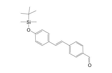 4-{2-[4-(t-Butyldimethylsilyl)oxyphenyl]-1(E)-ethenyl}-1-benzaldehyde