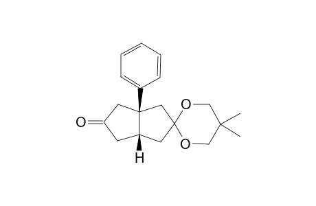 1-PHENYL-CIS-BICYCLO-[3.3.0]-OCTAN-3,7-DIONE-7-(2',2'-DIMETHYLPROPYLIDENE)-ACETAL