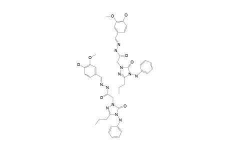 5-OXO-4-PHENYLAMINO-3-N-PROPYL-4,5-DIHYDRO-[1,2,4]-TRIAZOL-1-YL-ACETIC-ACID-4-HYDROXY-3-METHOXY-BENZYLIDENE-HYDRAZIDE