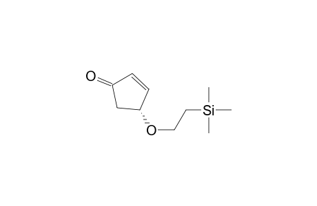 2-Cyclopenten-1-one, 4-[2-(trimethylsilyl)ethoxy]-, (R)-